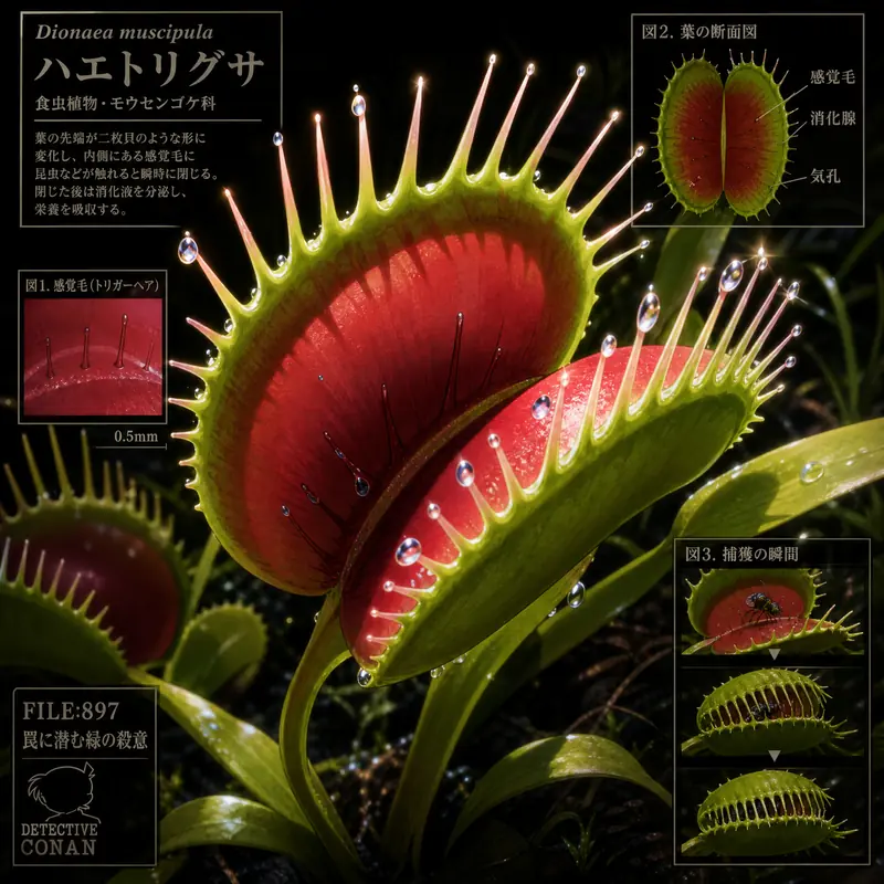 抖荫短视频稀有食虫植物视频：神秘捕虫植物视频演示教程